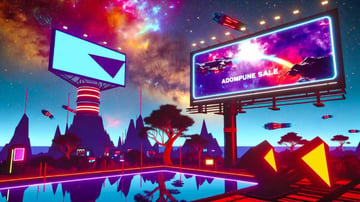 billboard in a videogame